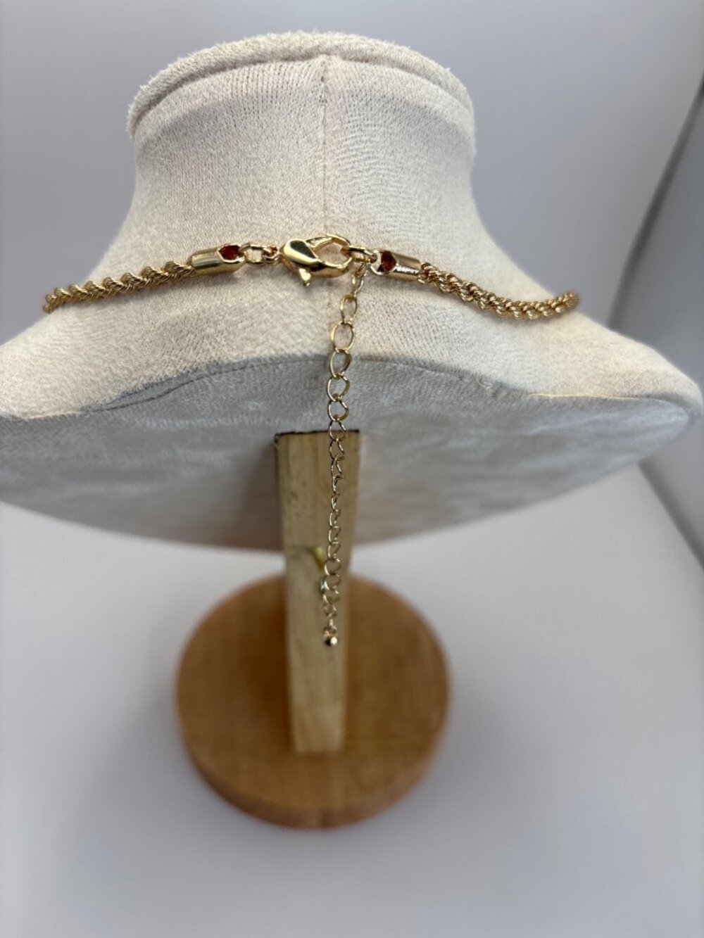 Gold Tone Rope 18" Necklace - Picture 4 of 5